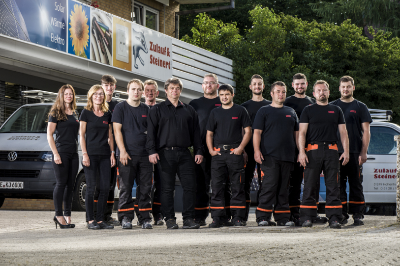 Bild von den Mitarbeiterteam von der Firma Zulauf&Steinert